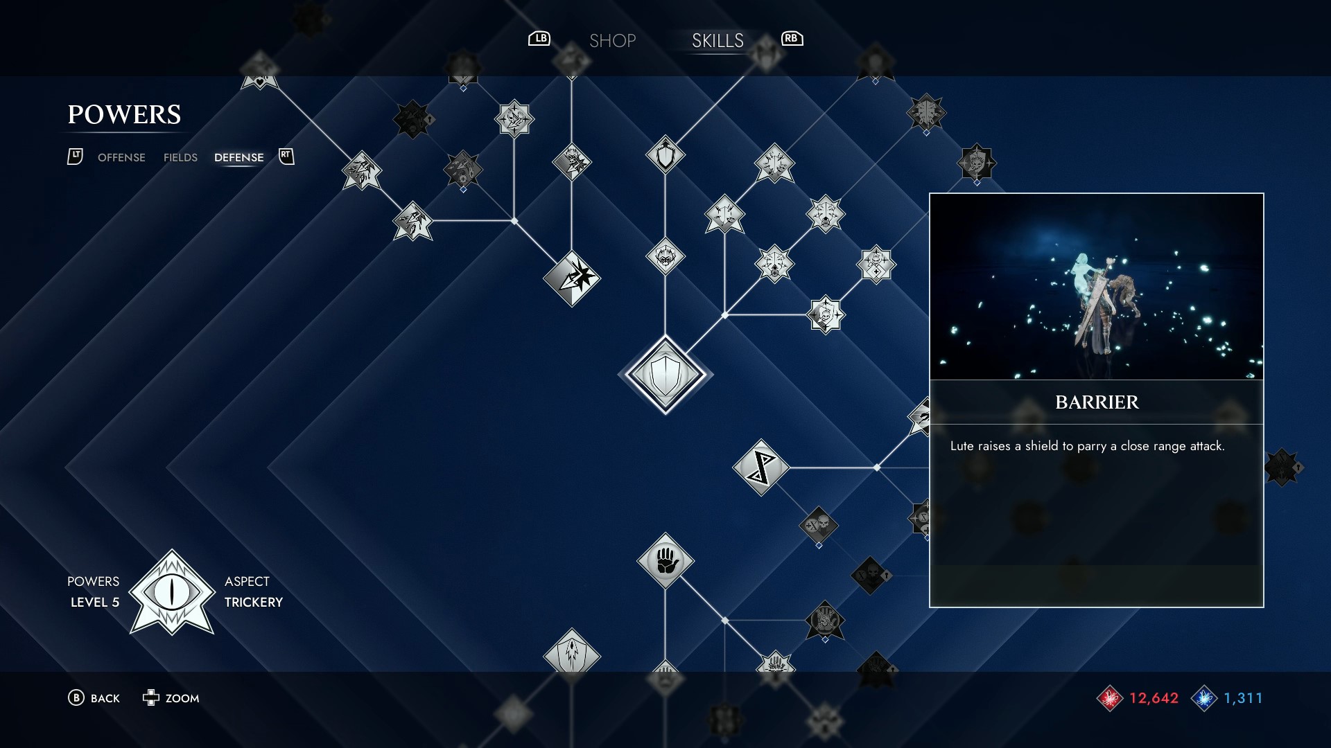 Soulstice Lute Full Skills Tree